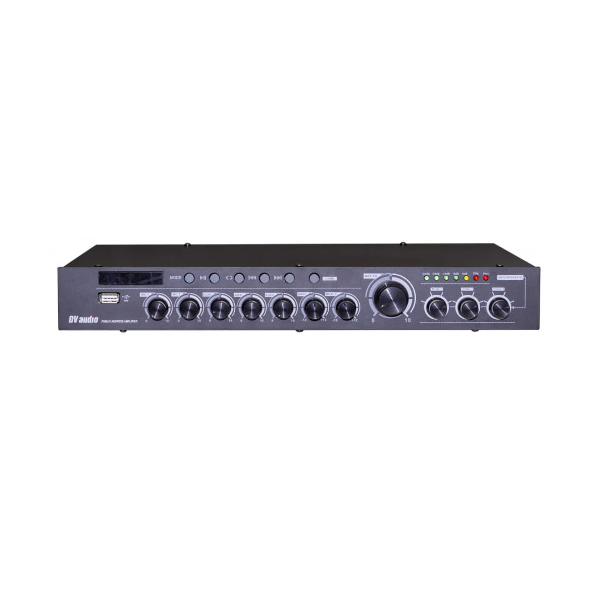 Комплект звука DV audio LA1204HS-50T PRO до 1800 м.кв + Автоматизований модуль Повітряна тривога GSM + Хвилина мовчання