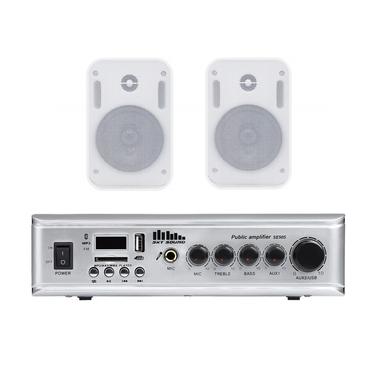 Акустический комплект SKY SOUND WSE-2402 WHITE