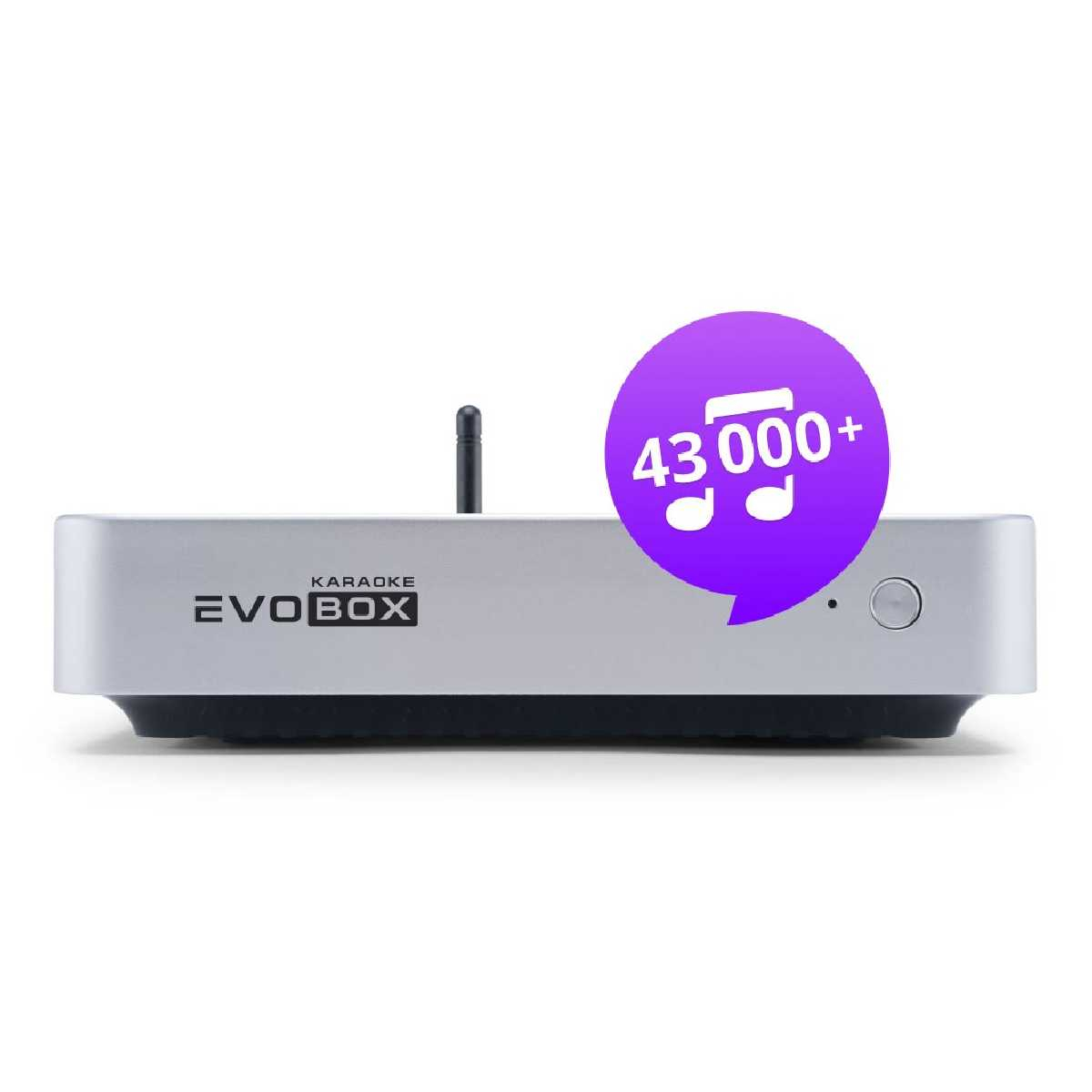 Караоке система для дому Studio Evolution Evobox Plus із 2 мікрофонами Silver