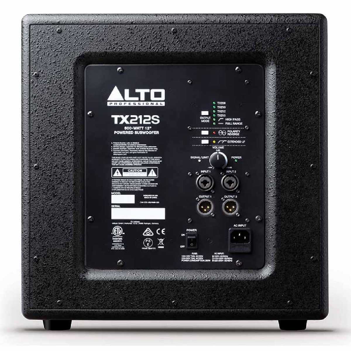 Активний сабвуфер ALTO PROFESSIONAL TX212S