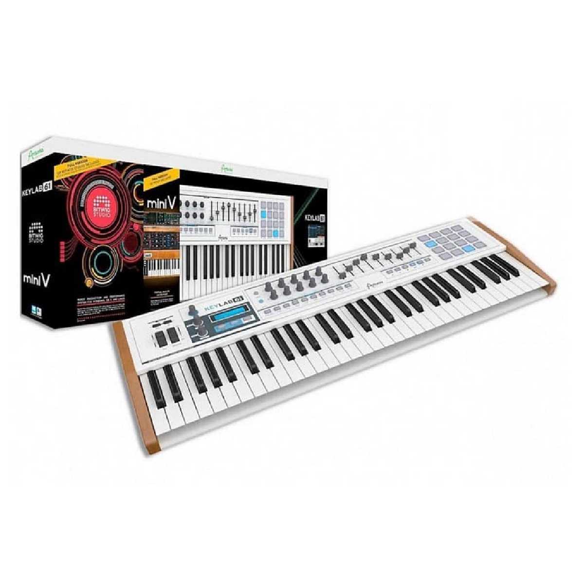 Миди-клавиатура ARTURIA KeyLab 61 + BTWG + MiniV (комплект)