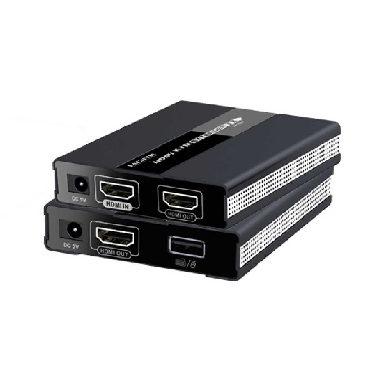 Комплект AVCom AV871KVM передавач та приймач HDMI сигналу