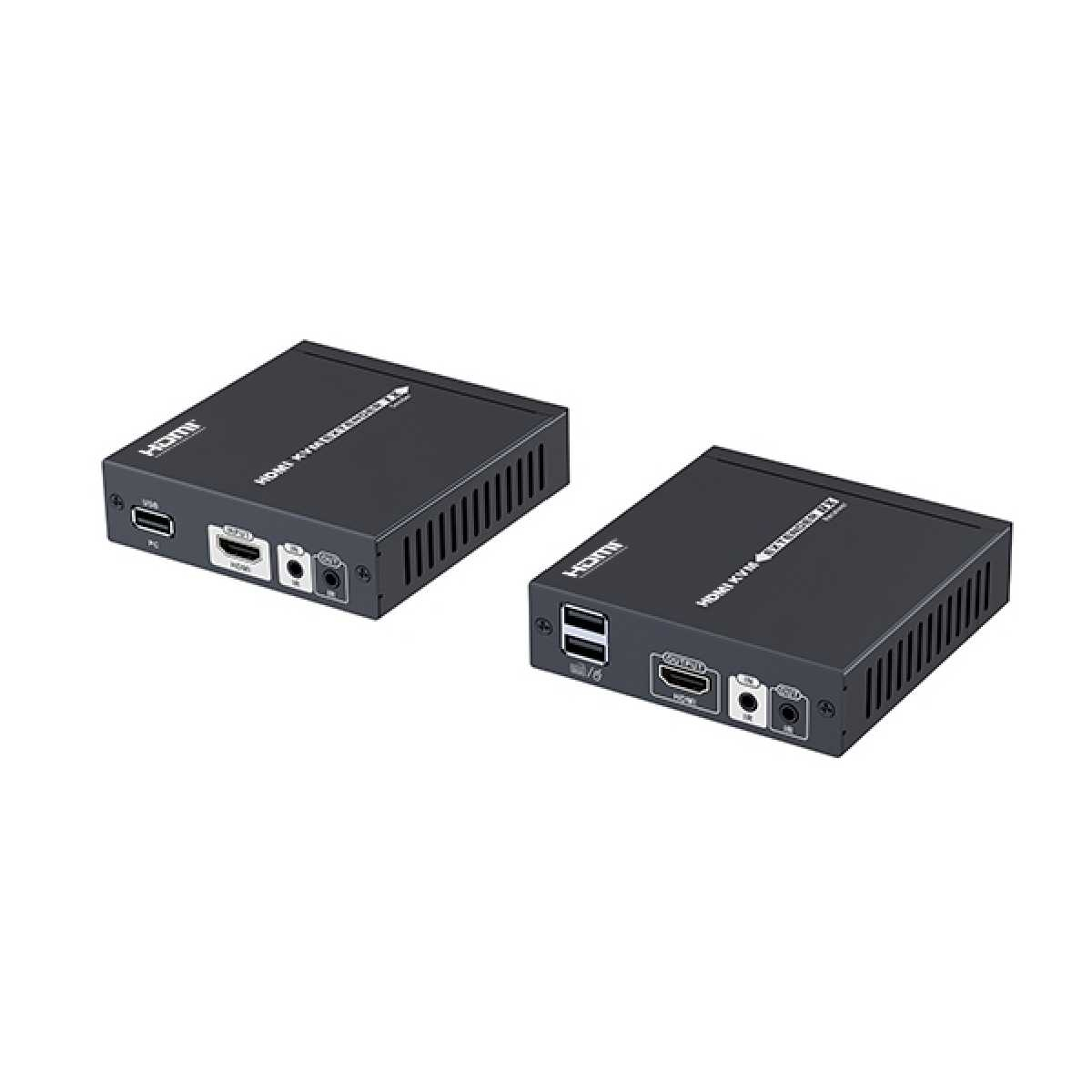Комплект AVCom AV875KVM передавач та приймач HDMI сигналу