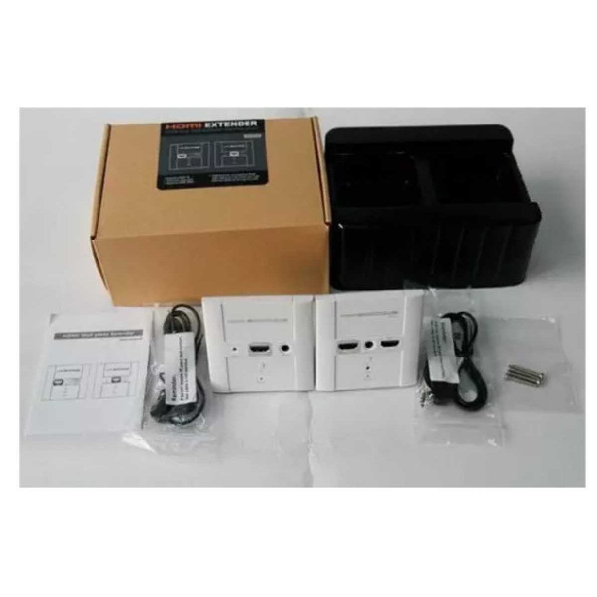 Комплект AVCom AVC705w настінних панелей (передавач+приймач) для передачі HDMI