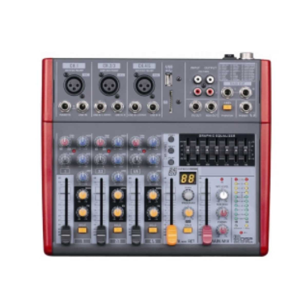 Аналоговый микшерный пульт BIG F502MP3+EQ