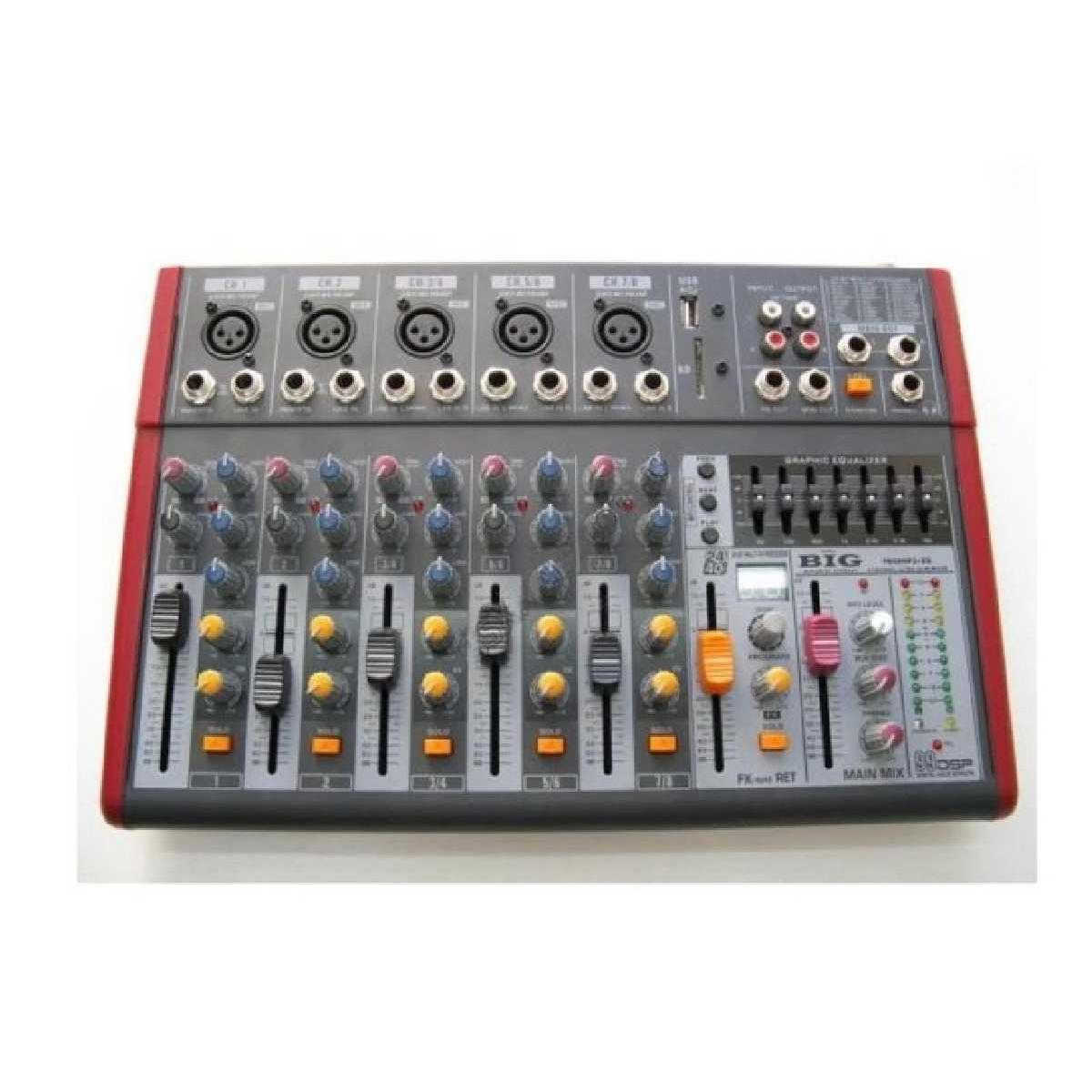 Аналоговий пульт мікшерний BIG F802MP3+EQ