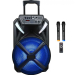 Портативна акустична система BIG230BAT USB/MP3/FM/BT/TWS + 2pcs VHF mic