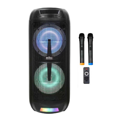 Портативна акустична система BIG150ELYSIUM USB/MP3/FM/BT/TWS + 2pcs VHF mic