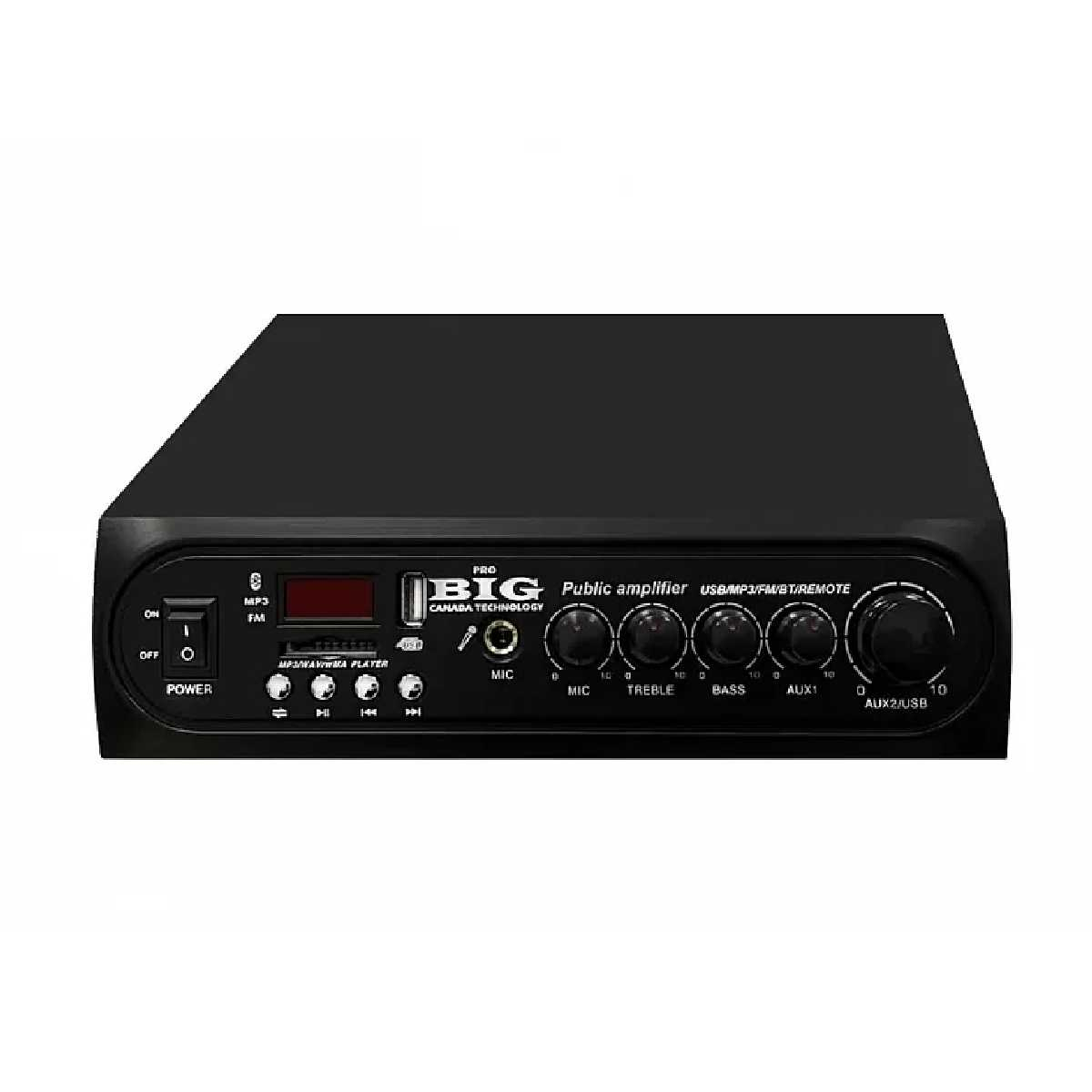 Трансляционный усилитель мощности BIG PA60 MP3/FM/BT REMOTE