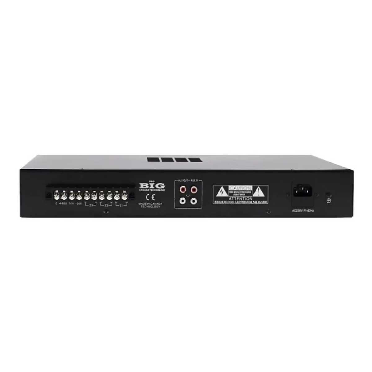 Трансляційний підсилювач потужності BIG UNIT150 3zone MP3/FM/BT REMOTE