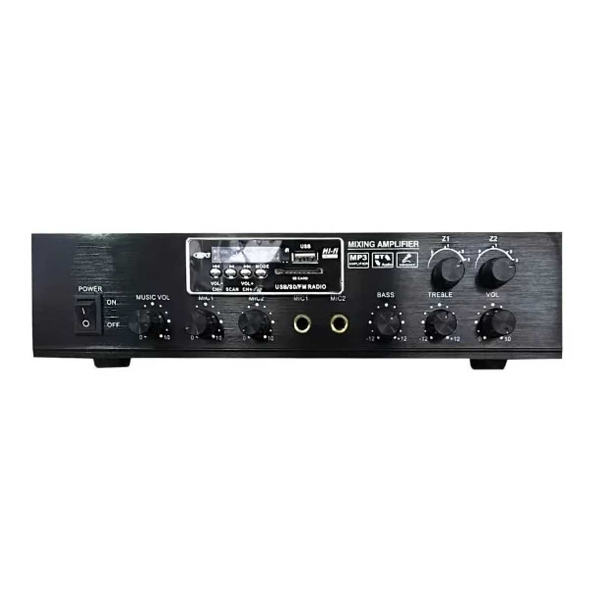Трансляційний підсилювач потужності BIG MPA60 2zone MP3/FM/BT REMOTE