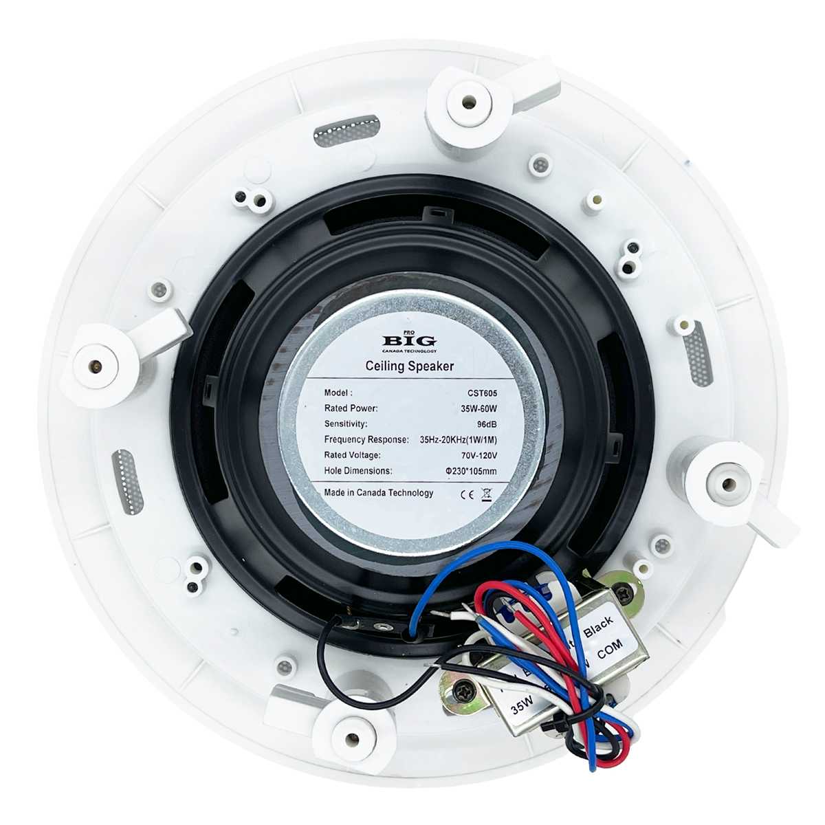 Потолочная акустическая система BIG CST605+ ВЧ твитер (2х полосная)