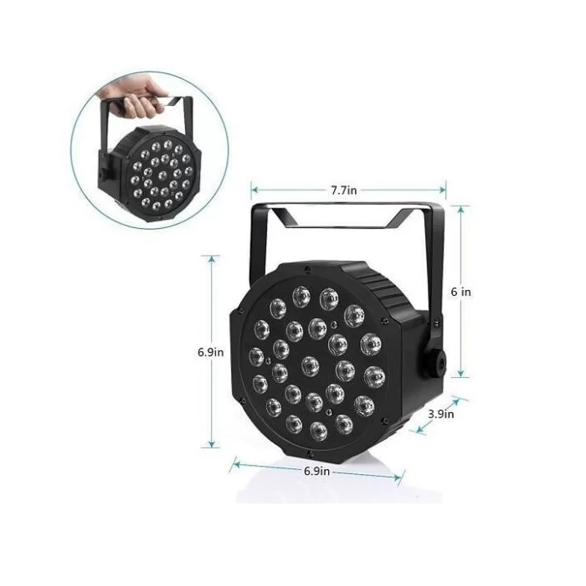 Светодиодный прожектор BIG SLIM PAR 24*3W+REMOTE
