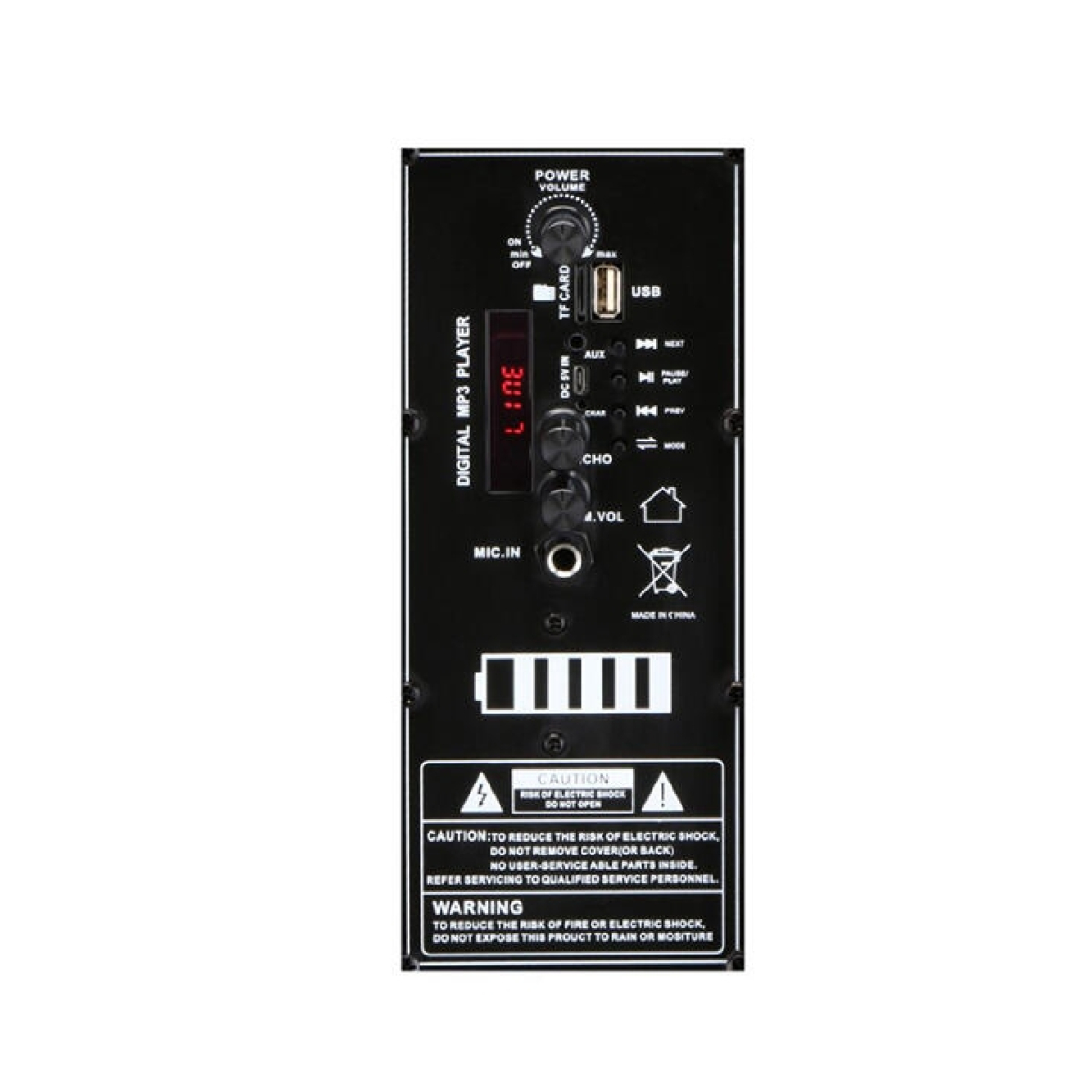 Автономна акустична система BIG804GALAXY USB/MP3/FM/BT/TWS + Шнуровий мікрофон