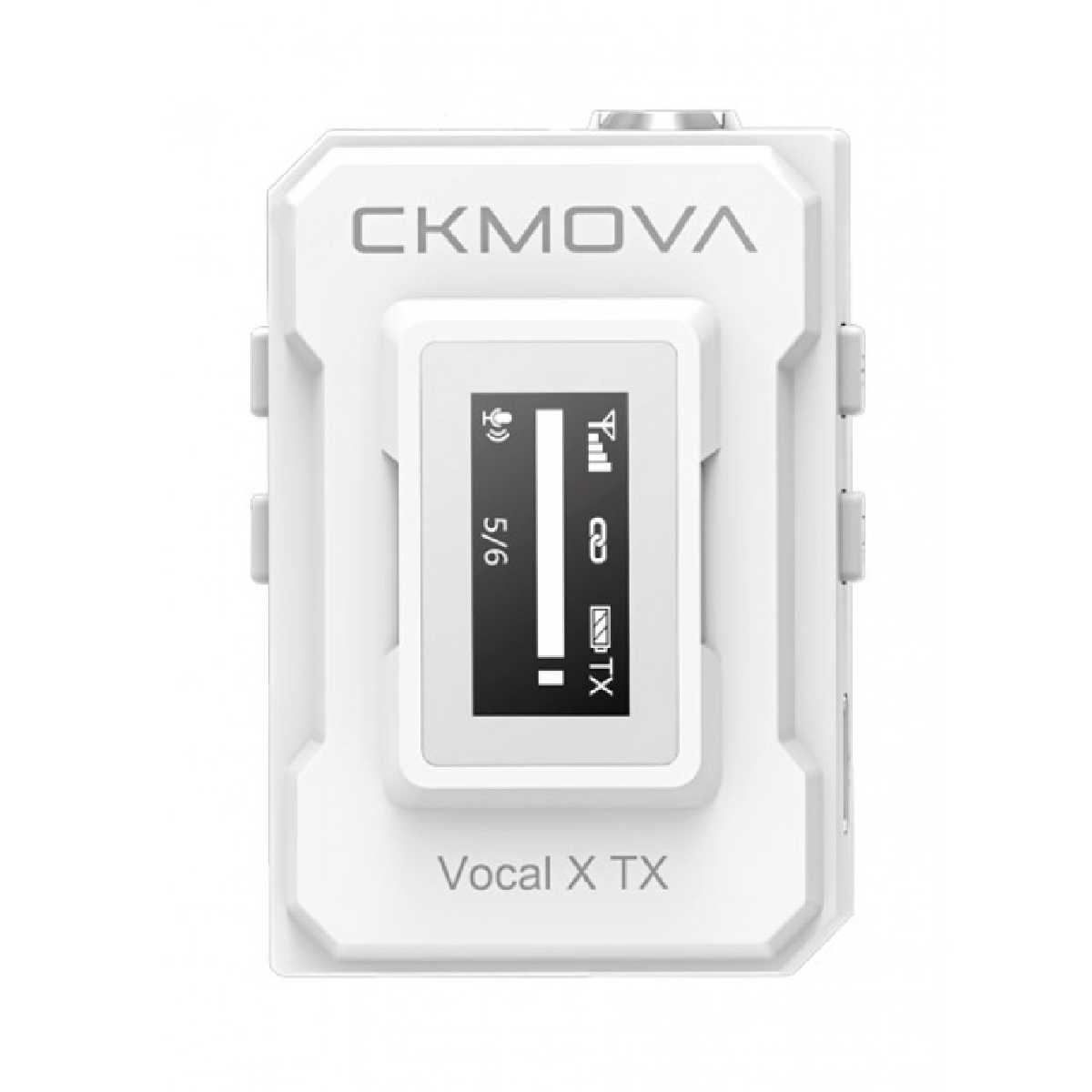 Радіосистема (мікрофон бездротовий) CKMOVA Vocal X V1W (Білий)