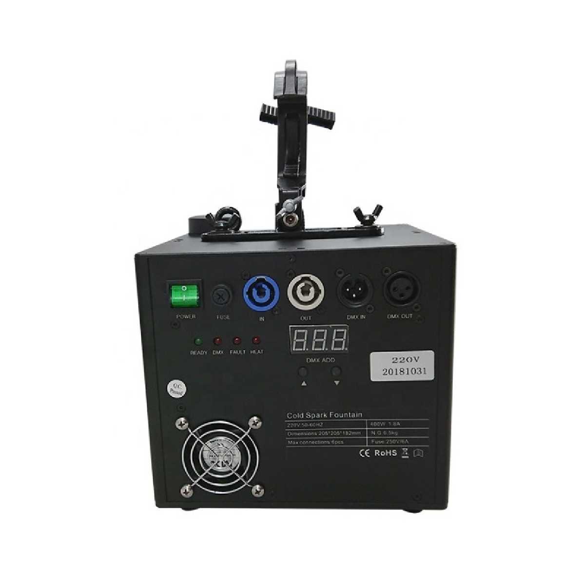 Генератор падаючих холодних іскор Deli Effect DE-07-2, 400W