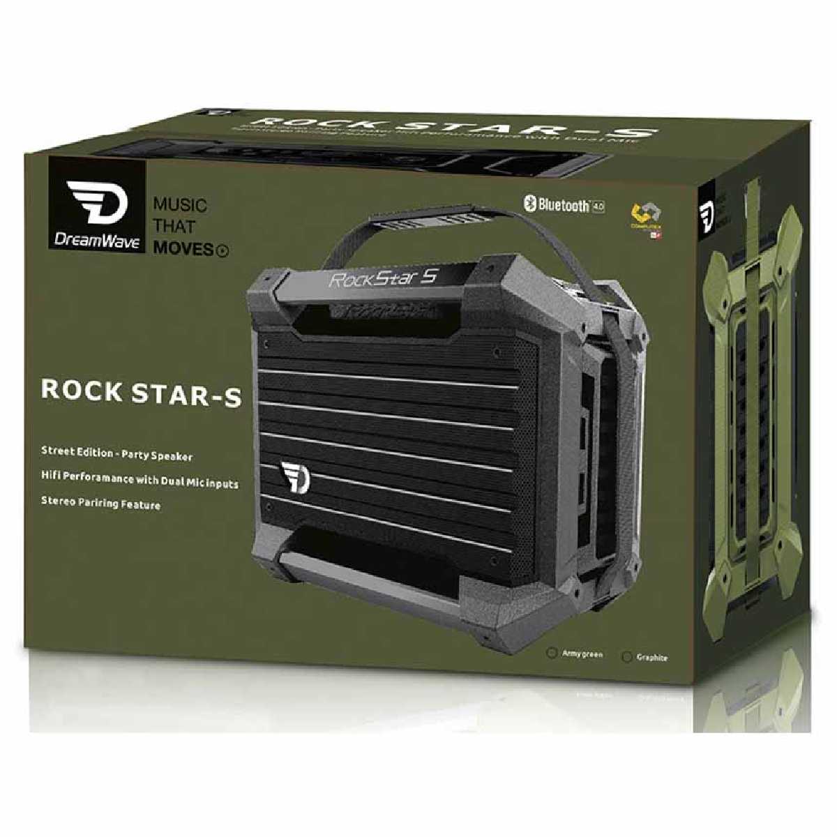 Портативна акустична система DreamWave ROCK STAR-S (Graphite)