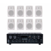 Акустический комплект Sky Sound SKW-4808LS White, 4×80 Вт, 8 настенных колонок 5.5"