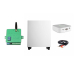Акустический комплект SKY SOUND WIRELESS SUB 10 White + Автоматизированный модуль Воздушная тревога GSM + Минута молчания