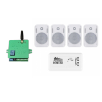 Акустический комплект SKY SOUND BT-1404 + Автоматизований модуль Повітряна тривога GSM + Хвилина мовчання