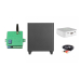 Акустический комплект SKY SOUND WIRELESS SUB 10 Black + Автоматизированный модуль Воздушная тревога GSM + Минута молчания