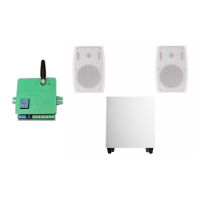 Акустический комплект SKY SOUND SUBT-10W/LS (2*40Вт) WHITE + Автоматизированный модуль Воздушная тревога GSM + Минута молчания