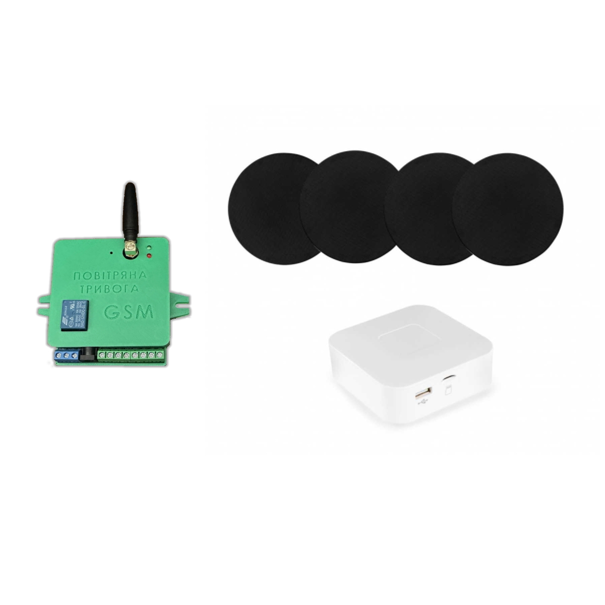 Акустический комплект SKY SOUND BT-5504 BLACK + Автоматизований модуль Повітряна тривога GSM + Хвилина мовчання