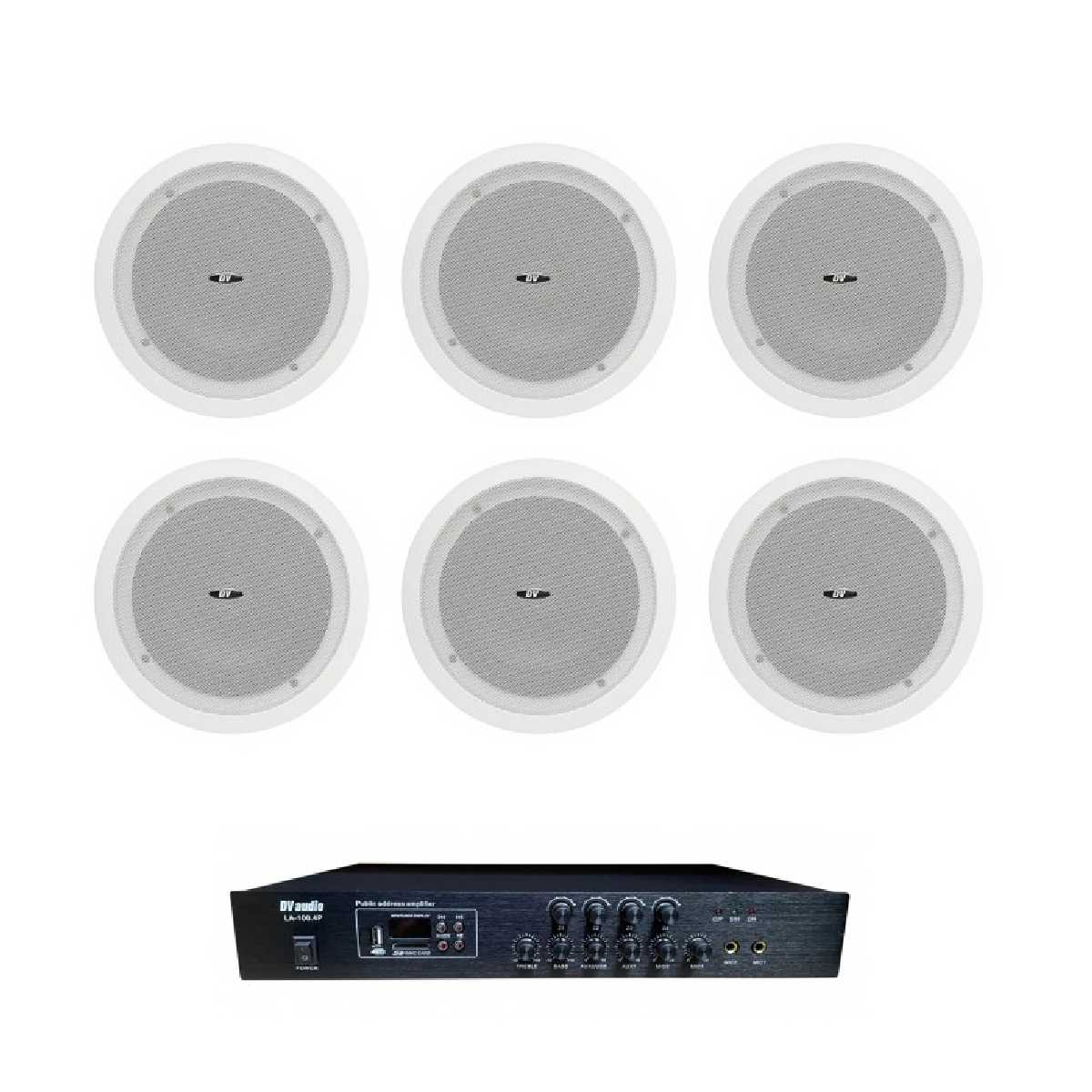 Комплект звуку DV audio LA1006C8 до 160м.кв