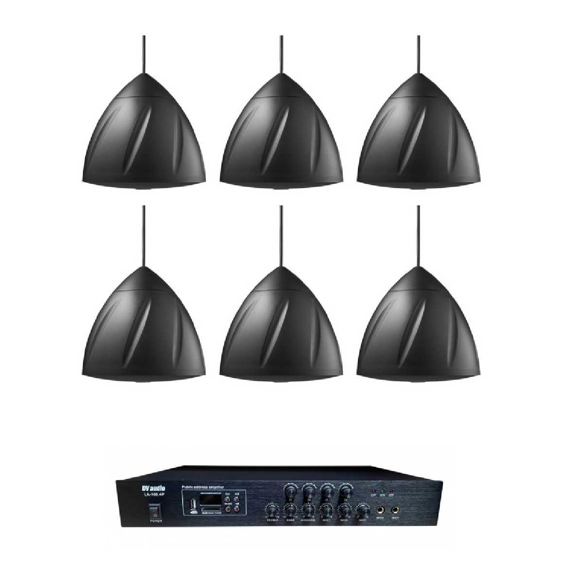 Комплект звуку DV audio LA1006PS5B для приміщення до 120 м.кв