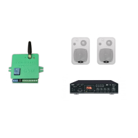 Комплект звуку DV audio MA402CON1W до 40м.кв. + Автоматизований модуль Повітряна тривога GSM + Хвилина мовчання