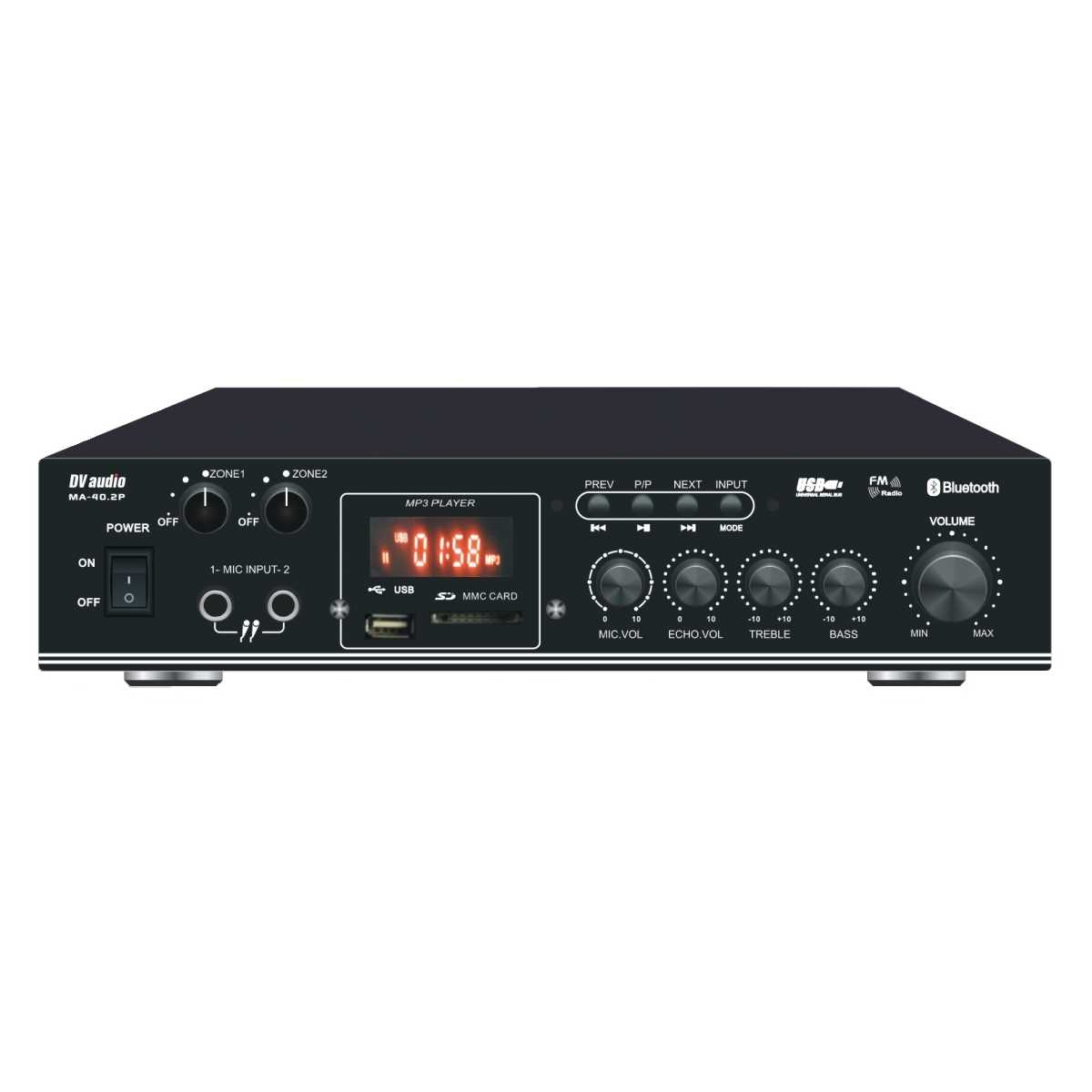 Комплект звуку DV audio MA404CON1W для приміщення до 80м.кв.