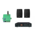 Комплект звуку DV audio MA402PB4B до 40м.кв + Автоматизований модуль Повітряна тривога GSM + Хвилина мовчання