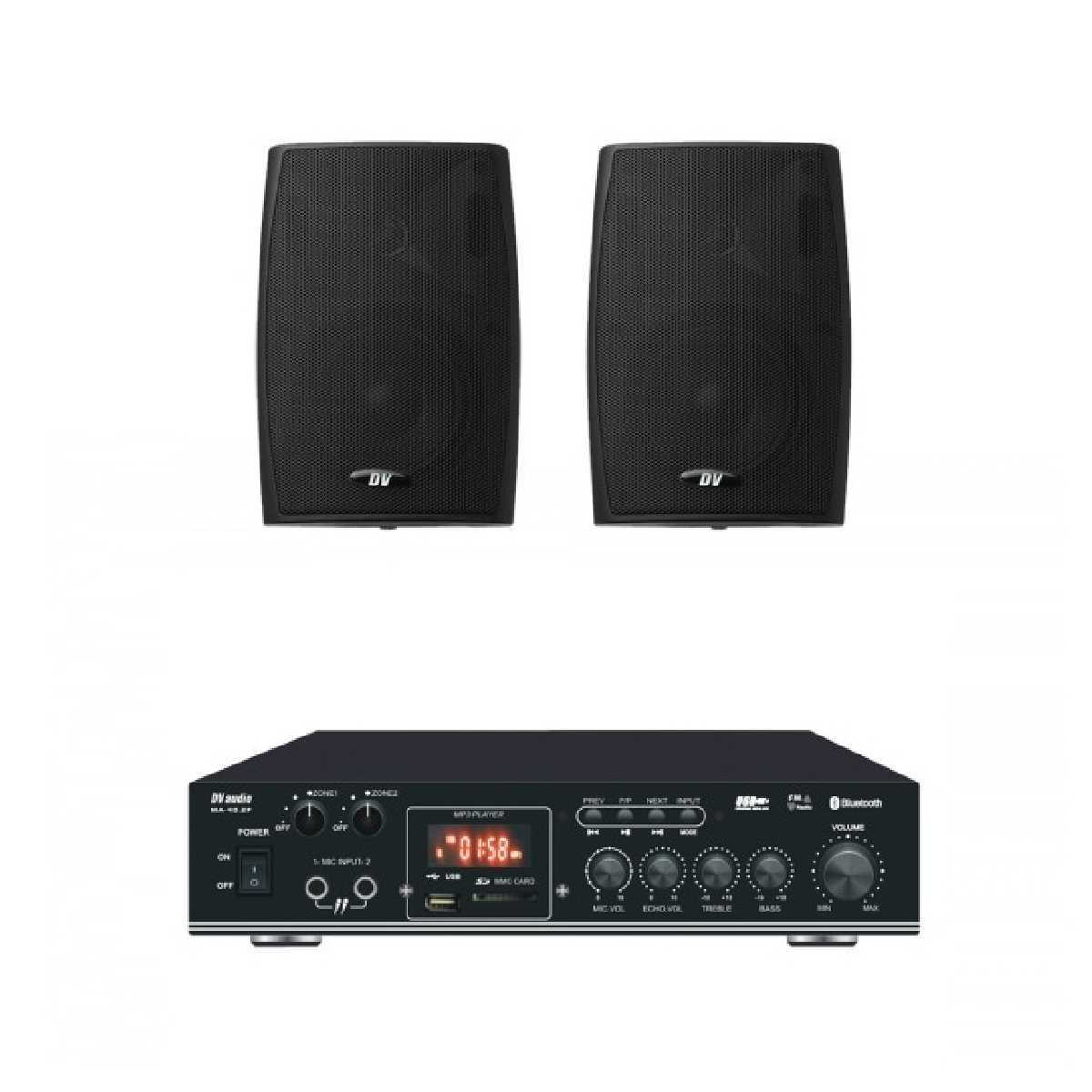 Комплект звуку DV audio MA402PB4B до 40м.кв