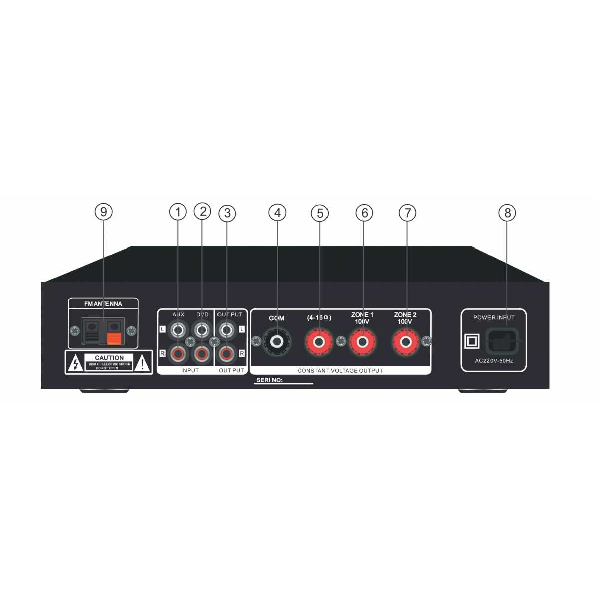 Комплект звуку DV audio MA402PB4B до 40м.кв