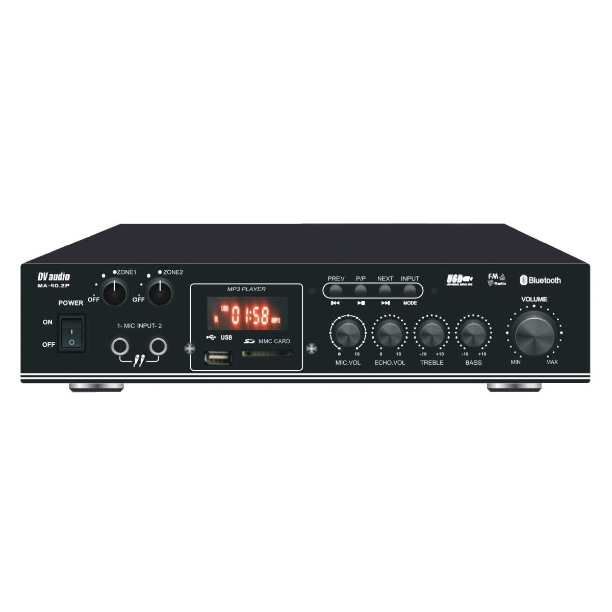 Комплект звуку DV audio MA404PB4B до 80м.кв