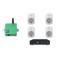 Комплект звука DV audio MA404MS4W до 80м.кв + Автоматизированный модуль Воздушная тревога GSM + Минута молчания
