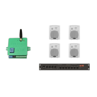 Комплект звуку DV audio LA804PB5W до 80м.кв + Автоматизований модуль Повітряна тривога GSM + Хвилина мовчання