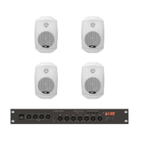 Комплект звуку DV audio LA804MS4W для приміщення до 80м.кв.