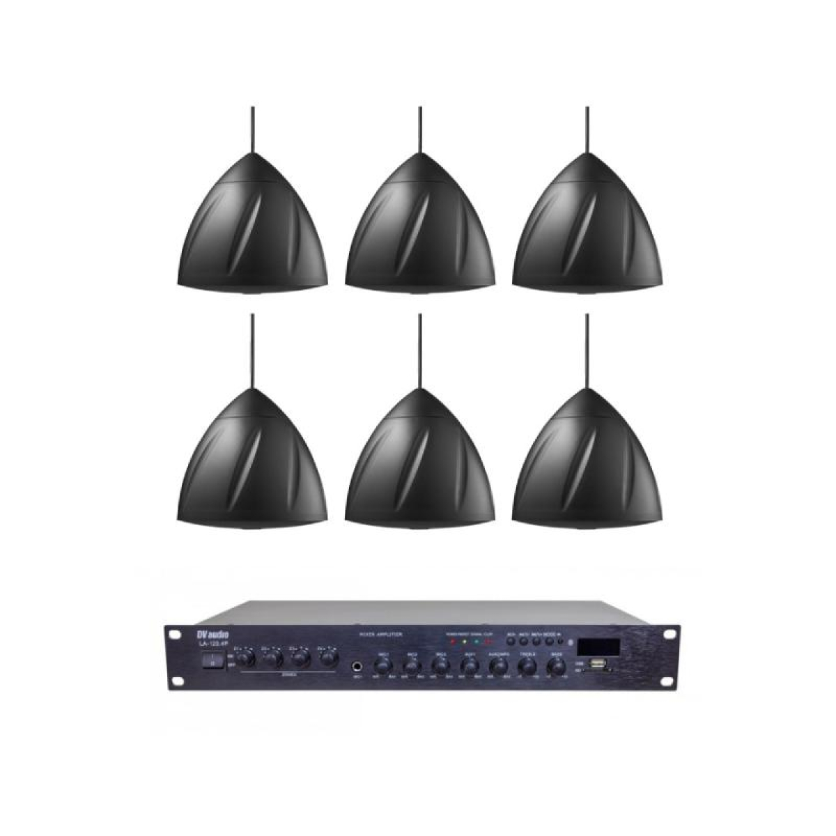 Комплект звуку DV audio LA1206PS5B для приміщення до 160 м.кв