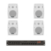 Комплект звука DV audio LA804PB4W для помещения до 120м.кв