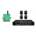 Комплект звука DV audio MA1804MS6B до 160 м.кв + Автоматизований модуль Повітряна тривога GSM + Хвилина мовчання
