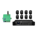 Комплект звука DV audio MA1808MS6B до 320 м.кв + Автоматизированный модуль Воздушная тревога GSM + Минута молчания