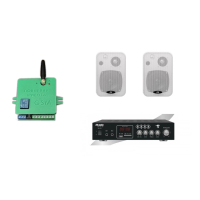 Комплект звука DV audio MA302CON1W до 40м.кв + Автоматизований модуль Повітряна тривога GSM + Хвилина мовчання