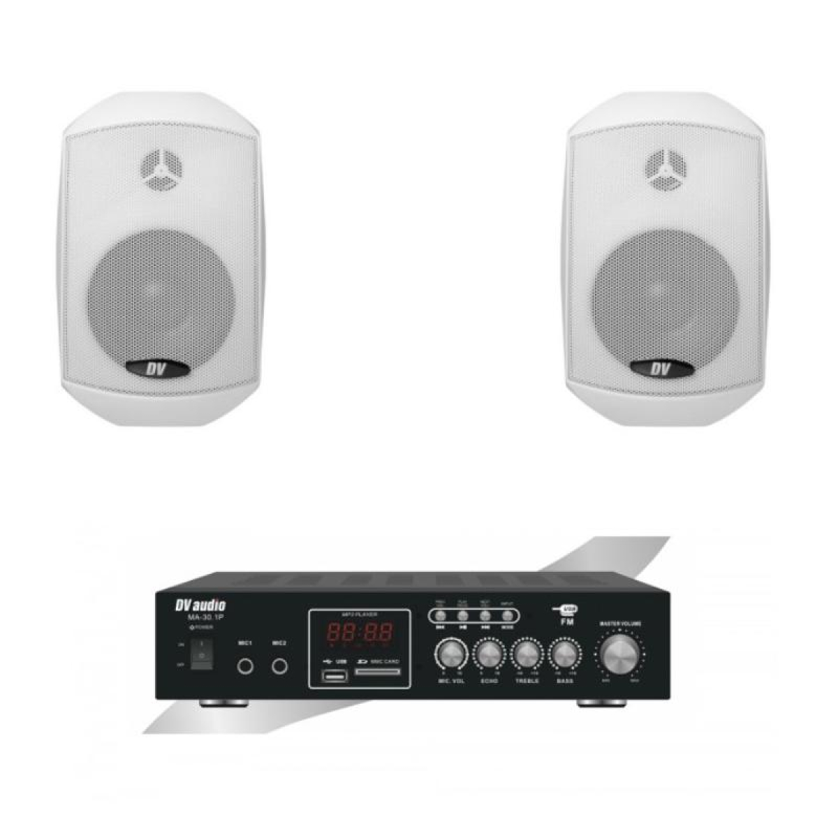 Комплект звука DV audio MA302MS4W для помещения до 40м.кв