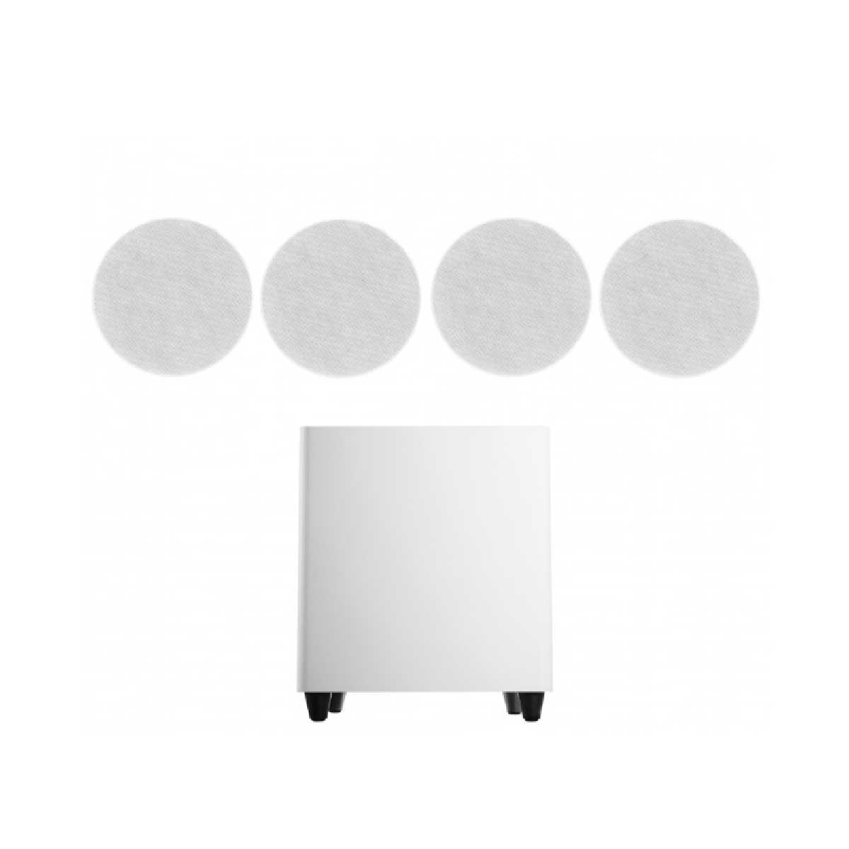 Акустический комплект SKY SOUND SUBT-10W/FLC-5 (2*40Вт) WHITE