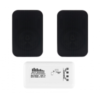 Акустический комплект SKY SOUND BT-2402 BLACK + Автоматизований модуль Повітряна тривога GSM + Хвилина мовчання