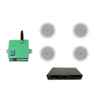 Комплект звуку DV audio LA1204C8 до 80 м.кв + Автоматизований модуль Повітряна тривога GSM + Хвилина мовчання