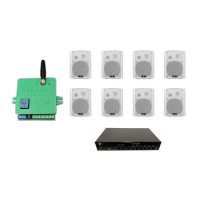 Комплект звуку DV audio LA1208PB5W до 160 м.кв + Автоматизований модуль Повітряна тривога GSM + Хвилина мовчання