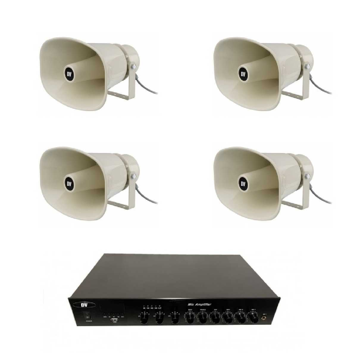Комплект звуку DV audio LA1204HS30 для зони озвучування до 1800 м.кв