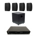 Комплект звуку DV audio LA1204PB4BSUB8T для приміщення до 80м.кв